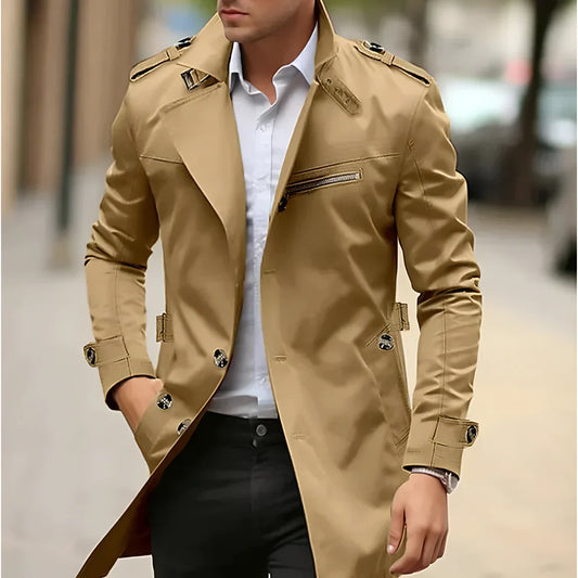 Gio | Elegant spring trench coat for men